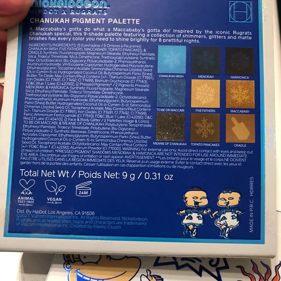 NIB HIPDOT X RUGRATS EYESHADOW PALETTE - Picture 4 of 4